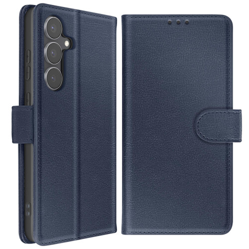 Avizar Capa Carteira para Galaxy S25 FE em Couro com Suporte 1