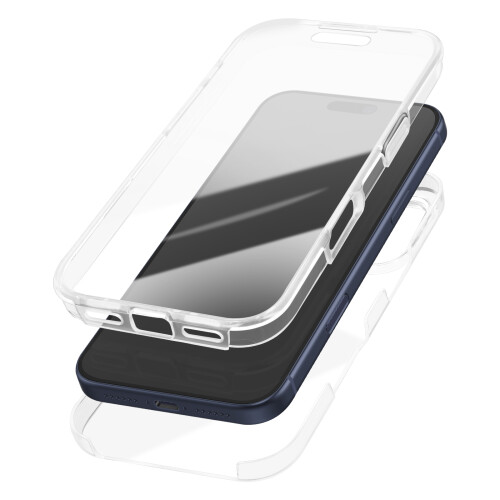 Avizar Capa Integral de Silicone para iPhone 17 Pro Proteção Costas e Tela