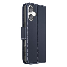Avizar Portemonneehoesje voor iPhone 16 Plus van Premium Leer met Standfunctie