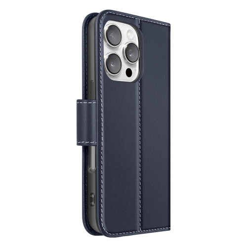 Avizar Capa Carteira em Couro com Suporte pour iPhone 16 Pro