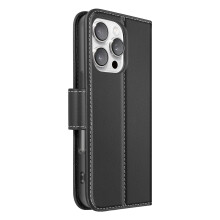 Avizar Portemonneehoesje voor iPhone 16 Pro van Premium Leer met Standfunctie