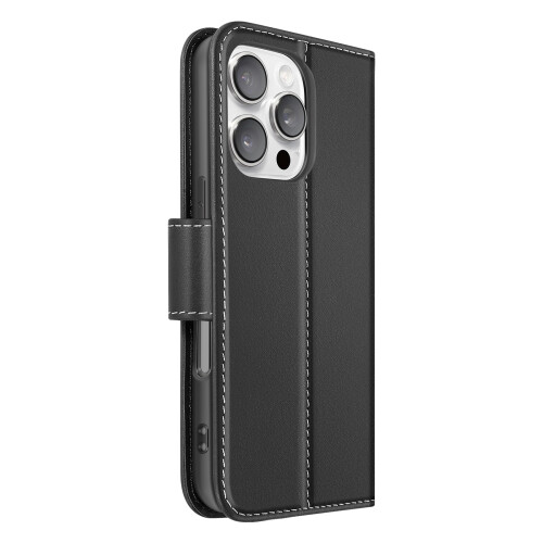 Avizar Capa Carteira em Couro com Suporte para iPhone 16 Pro