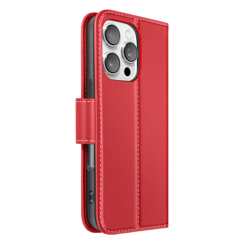 Avizar Capa Carteira em Couro com Suporte para iPhone 16 Pro Max