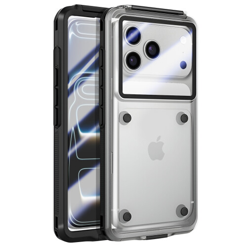 Avizar Funda impermeable para iPhone 17 IP68 resistente al agua 30m con cordón 1