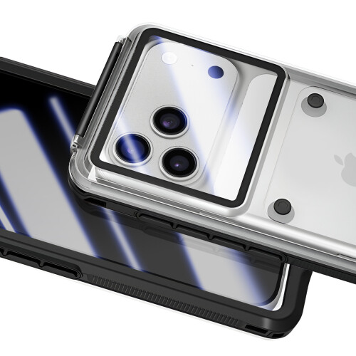 Avizar Funda impermeable para iPhone 17 IP68 resistente al agua 30m con cordón 2