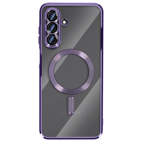 Avizar Capa para Galaxy A17 Compatível com MagSafe com Contorno Cromado