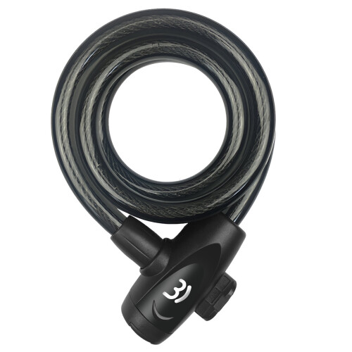 Avizar Cadeado de Chave para Bicicleta / Scooter com Cabo de Aço Torcido 120cm