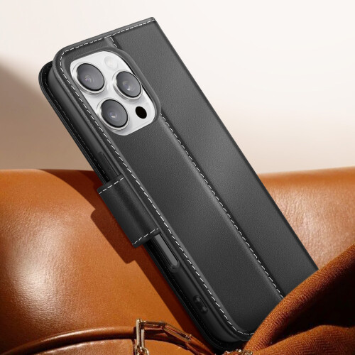 Avizar Capa Carteira em Couro com Suporte para iPhone 16 Pro 2