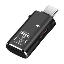 LinQ Micro-SD naar USB-C Kaartlezer 5 Gbps Overdracht met 10W USB-C Opladen