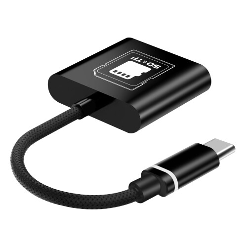 LinQ MicroSD / SD naar USB-C Kaartlezer Snelle Overdracht Ultra Compact 1