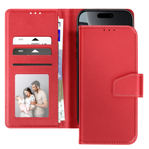 Avizar Capa Carteira em Couro com Suporte para iPhone 16 Pro Max 1