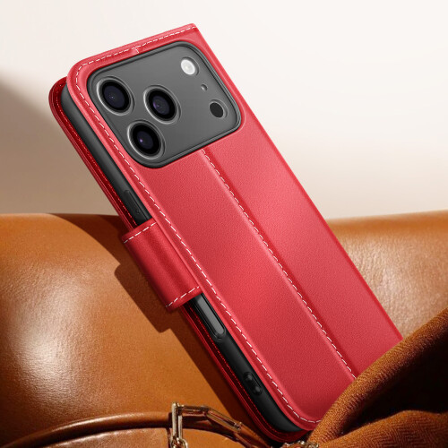 Avizar Capa Carteira em Couro com Suporte para iPhone 17 Pro Max 2