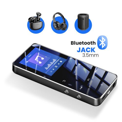 Avizar Lettore MP3 touchscreen per musica e video con Bluetooth Autonomia 20 ore 2