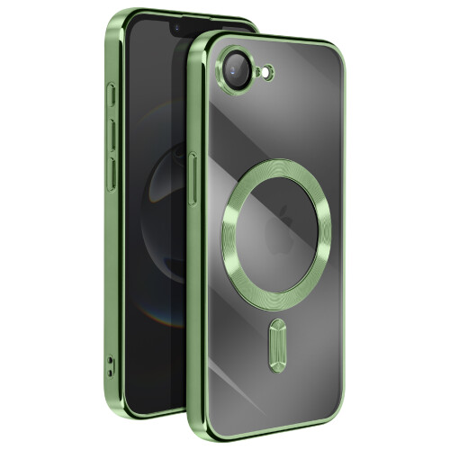 Avizar Beschermd siliconen hoesje voor iPhone 16e camera 1