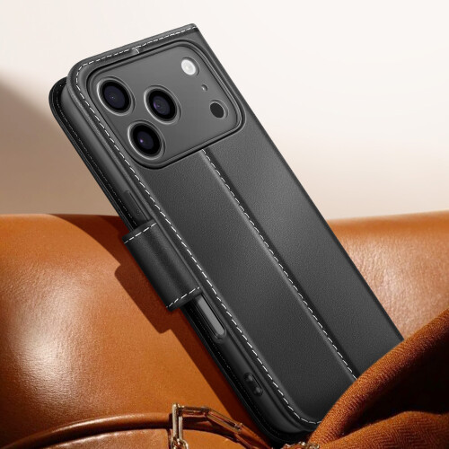 Avizar Capa Carteira em Couro com Suporte para iPhone 17 Pro 2