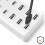 LinQ Multiport Ladestation 4 USB-C + 6 USB 50W Kabel 1m Kompakt 5