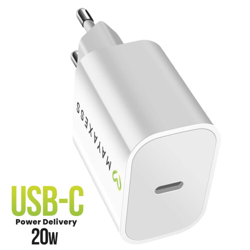 Mayaxess Chargeur Rapide USB-C pour iPhone 17 Pro Max 20W 2