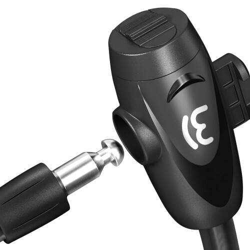 Avizar Cadeado de Chave para Bicicleta / Scooter com Cabo de Aço Torcido 120cm 2