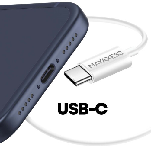 Mayaxess Bedrade USB-C Oortjes voor iPhone 17 Pro Max 1