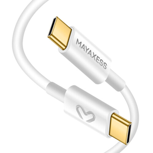 Mayaxess Chargeur Secteur pour iPhone 17 Air 20W avec Câble USB-C 1m 2