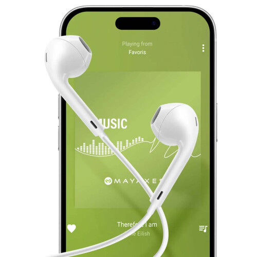 Mayaxess Bedrade USB-C Oortjes voor iPhone 17 Pro 2