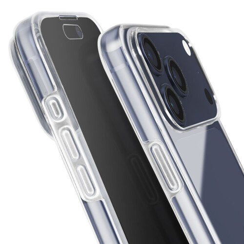 Avizar Capa Integral de Silicone para iPhone 17 Pro Proteção Costas e Tela 1