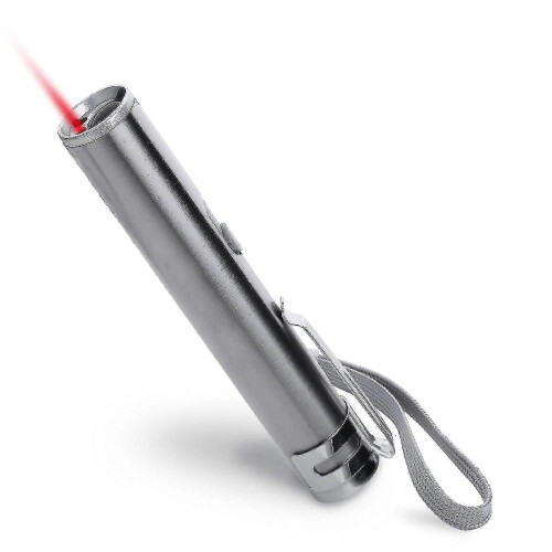Usb Rechargeable Pet Toys Cat Training Laser Pointer With Led Flashlight-mxbc 2
