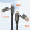LinQ Câble 100W USB et USB-C vers USB-C et Lightning Synchronisation 3