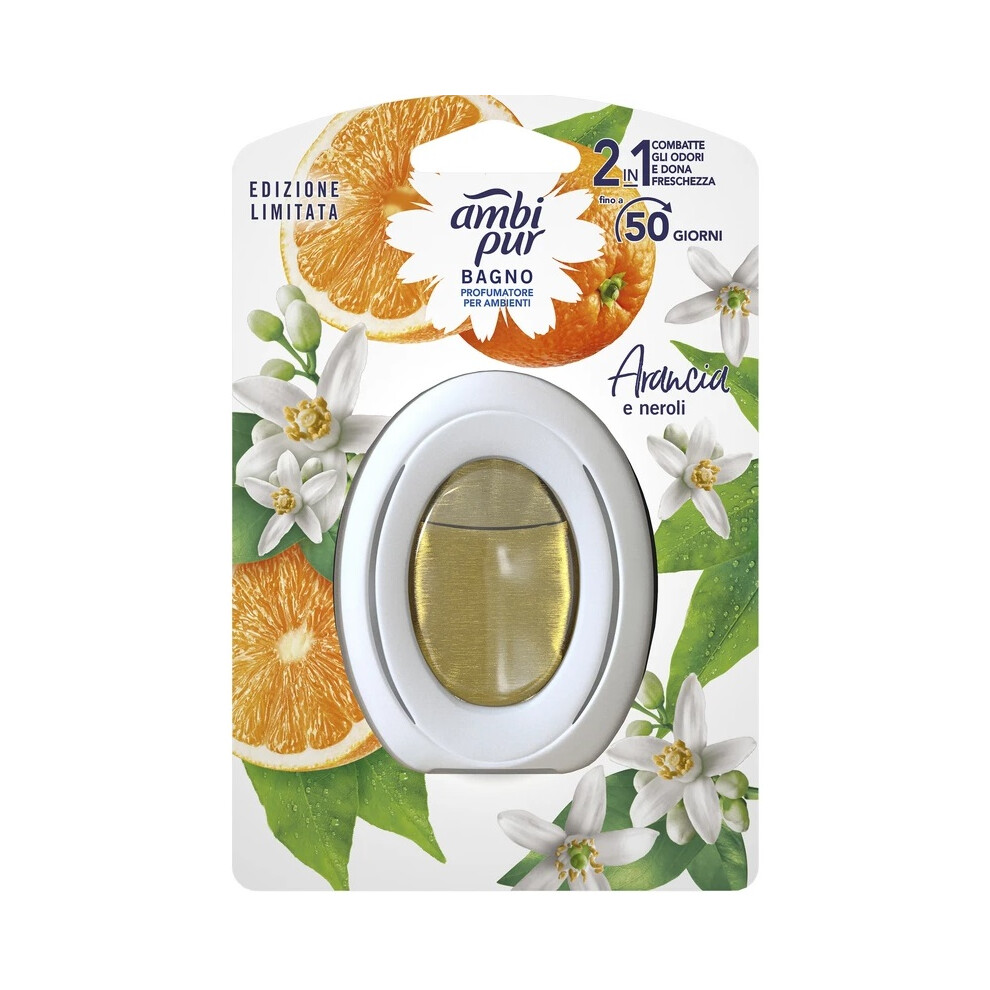Ambi Pur 1 X 7.5Ml Bathroom Air Freshener - Orange & Neroli