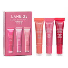 Laneige Glaze Craze Tinted Lip Serum Set - # Peach Glaze & Maple Glaze & Raspberry Jam 36g