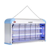 Avizar Sähköinen hyttyslamppu, kaksinkertainen UV-putki 30W, ripustettava tai seisova