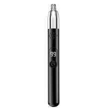 Avizar Compacte 3W-neushaar trimmer, oplaadbaar via USB, met digitaal display
