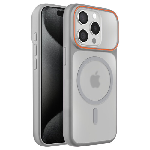 Avizar Verstärkte Rauchglas MagSafe Hülle iPhone 15 Pro 1
