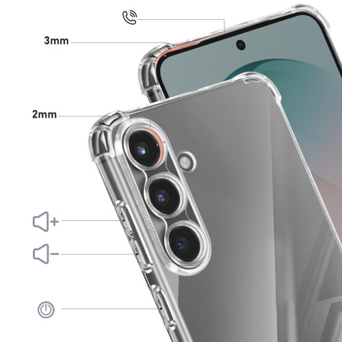 Avizar Capa para Galaxy S26 Plus em Silicone Macio com Cantos Reforçados 2