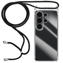 Avizar Hoesje voor Galaxy S26 Ultra van siliconen met gevlochten nylon koord 70cm