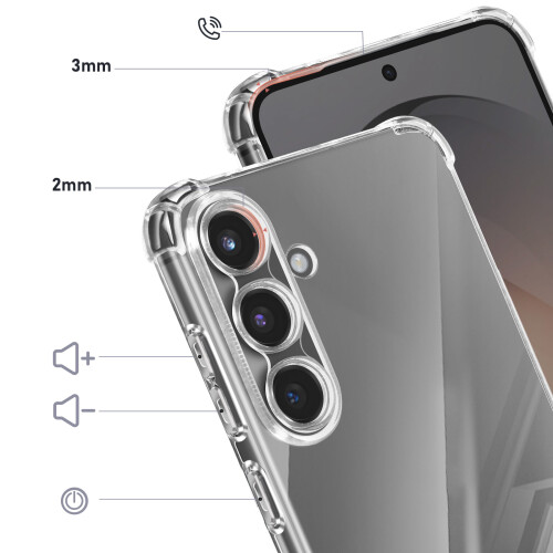 Avizar Capa para Galaxy S26 em Silicone Macio com Cantos Reforçados 2