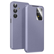 Avizar Hoesje voor Galaxy A17 met Smart View venster en kaarthouder