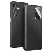 Avizar Hoesje voor Galaxy A37 met Smart View venster en kaarthouder
