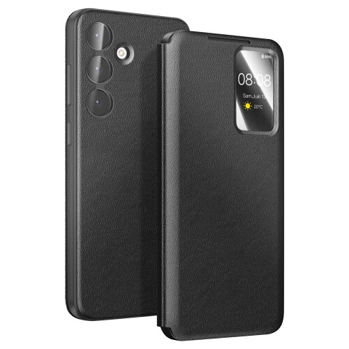 Avizar Smart View Etui mit Kartenfach für Galaxy S25 FE