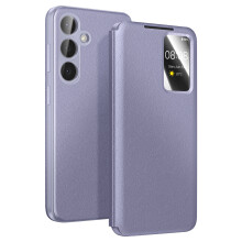 Avizar Smart View Hoesje voor Galaxy S26 met Kaarthouder en Antislip Afwerking