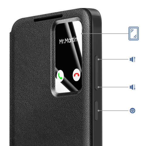 Avizar Smart View Etui mit Kartenfach für Galaxy S26 Ultra 2
