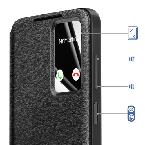 Avizar Smart View Etui mit Kartenfach für Galaxy A17 2