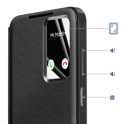 Avizar Smart View Etui mit Kartenfach für Galaxy A37 2