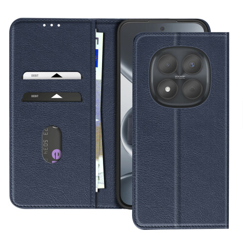 Avizar Wallet Case for Redmi Note 15 Pro 5G Chesterfield Grain with Stand Function