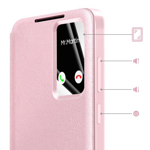 Avizar Smart View Etui mit Kartenfach für Galaxy S26 Ultra 2