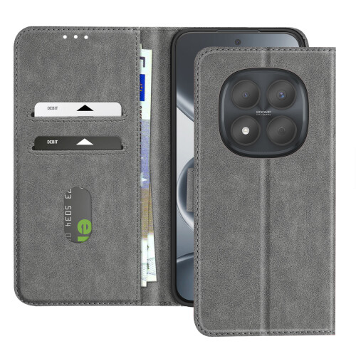 Avizar Wallet Case for Redmi Note 15 Pro 5G Chesterfield Grain with Stand Function