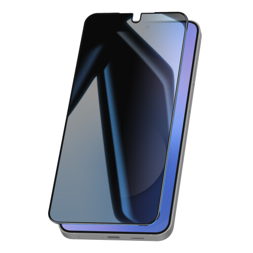 Avizar Screenprotector geschikt voor Galaxy S25 FE - Privacy Tempered Glass 9H