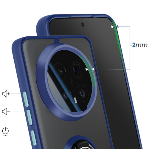 Avizar Capa para Honor Magic 8 Pro com Suporte Anel e Fixação Magnética 2