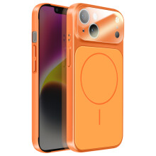 Avizar Hoesje voor iPhone 14 Compatibel met MagSafe AG Glass Mate Afwerking