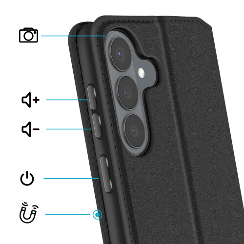 Avizar Flip Case for Galaxy S26 Magnetic Classic Edition with Stand Function 2